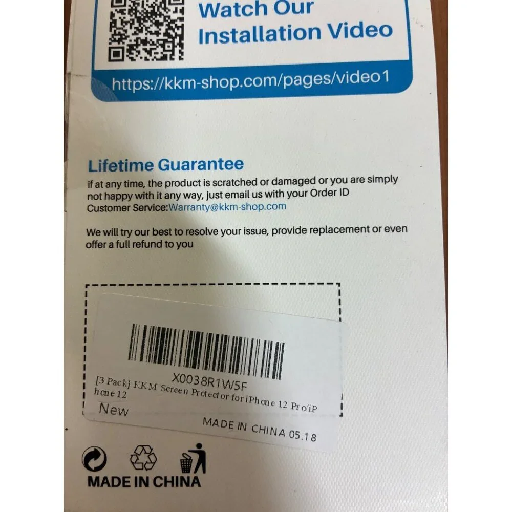Screen Protector for iPhone 12/ 12 Pro (3 Pack)